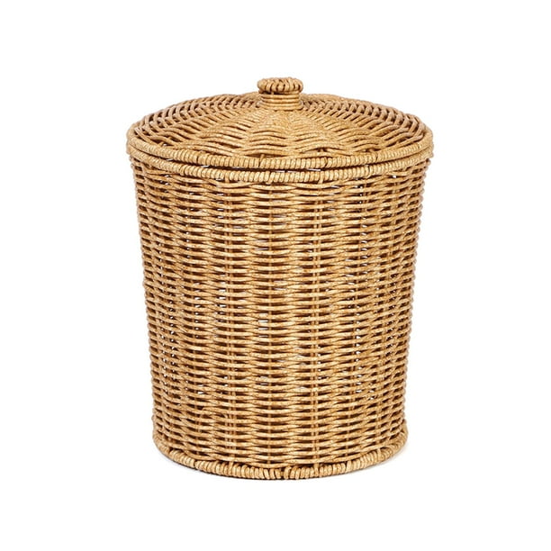 Cesta de lavandería, Cesta de ratán, Cesta de almacenamiento de ropa, Cesta decorativa, Cesta tejida, Cesta de lavandería para lavadero, Habitación pa