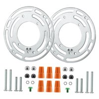 Ioensy - 2 Soportes De Montaje Para Luminarias De Techo De 4 Pulgadas De Diámetro Para Lámparas Colgantes