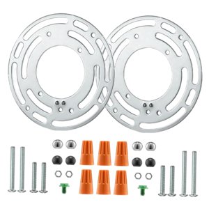 Ioensy - 2 Soportes De Montaje Para Luminarias De Techo De 4 Pulgadas De Diámetro Para Lámparas Colgantes