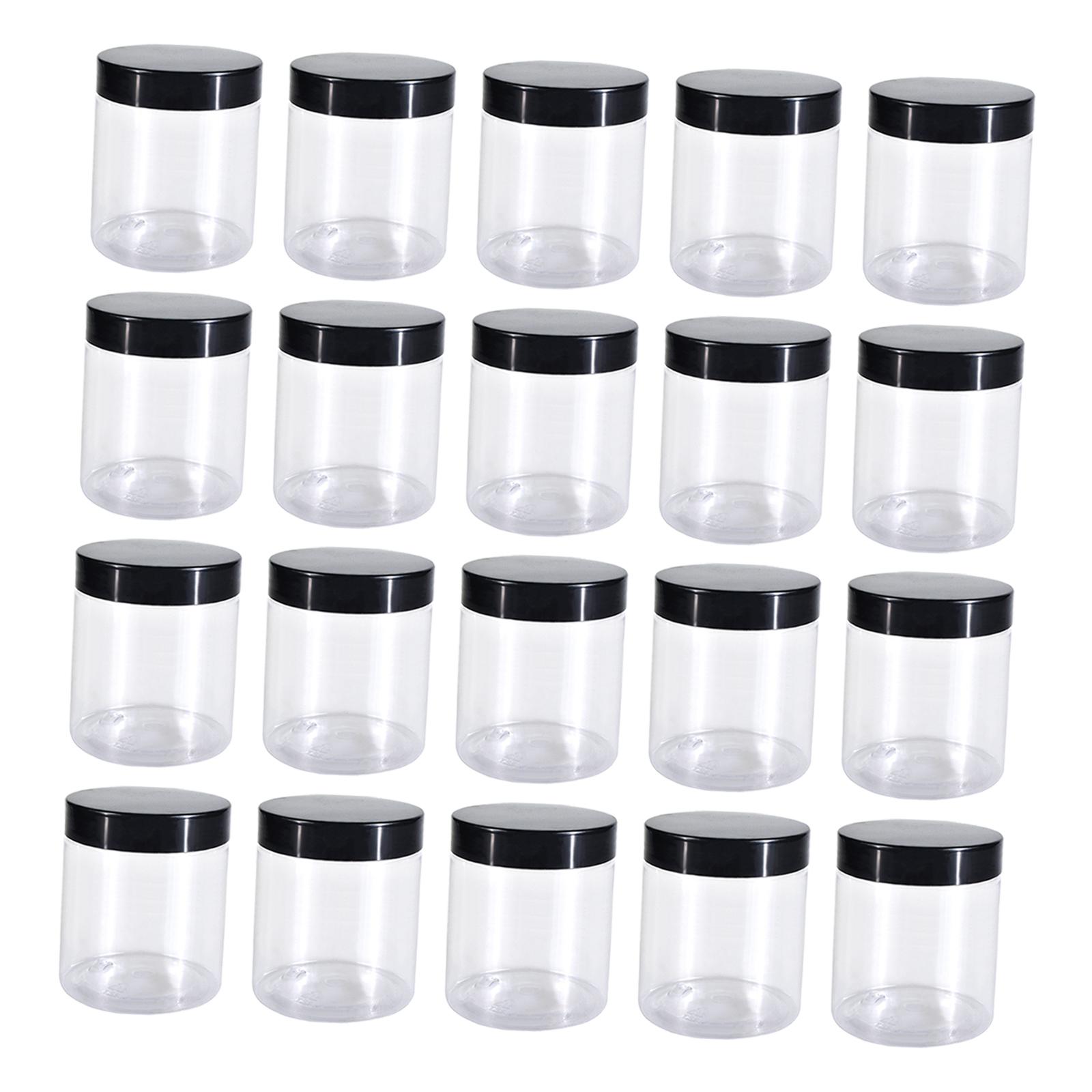 Bothyi - Tarro Vacío Para Mascotas Con Tapa, Contenedor De Cosméticos Para Nueces, Pastas Hidratantes, 20 Piezas, 400Ml