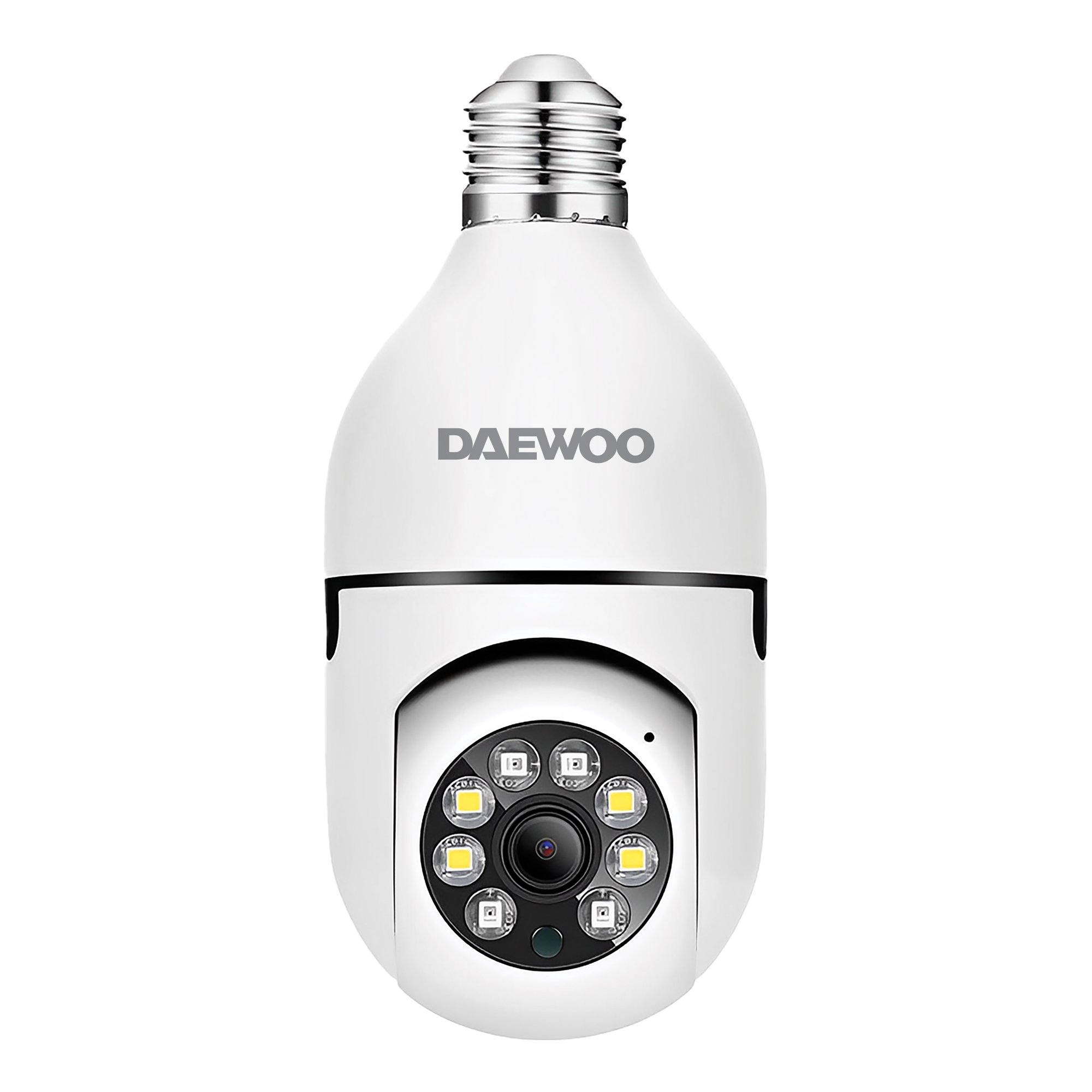 Camara Ip Seguridad Hogar Foco Wifi Ptz Daewoo Di-sc004 Color Blanco