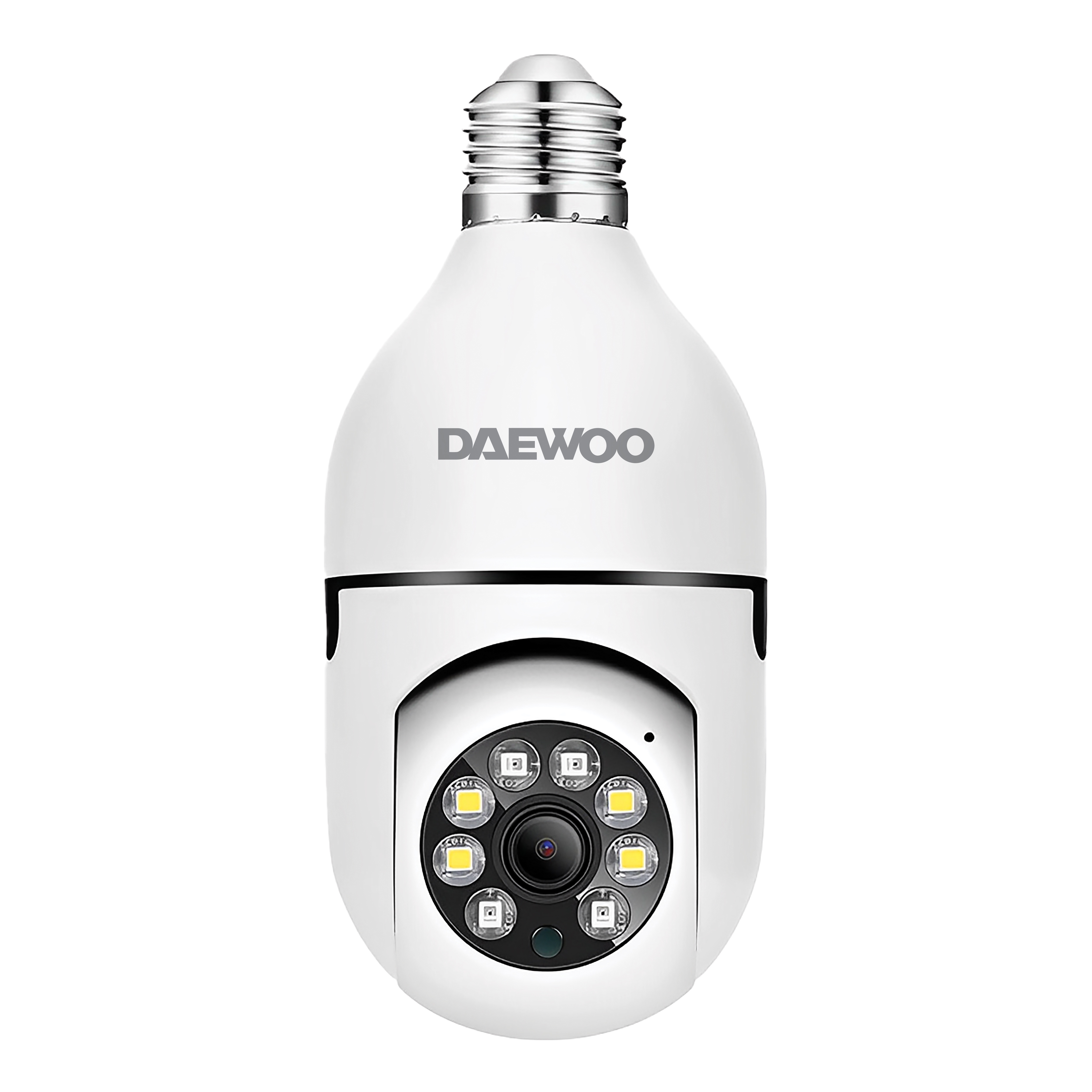 Camara Ip Seguridad Hogar Foco Wifi Ptz Daewoo Di-Sc004 Color Blanco