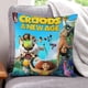 thumbnail image 1 of Los Croods Fundas de almohada de terciopelo con tema, regalos de funda de almohada, decoración para el hogar, cojín de lanzar, regalo de cumpleaños para fans y parejas.50*50cm., 1 of 6
