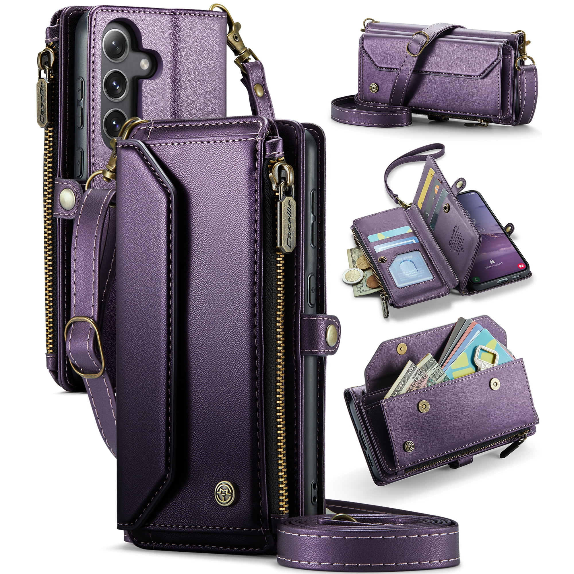 No Brand - Caseme Funda De Cuero Para Samsung Galaxy S25 6.2