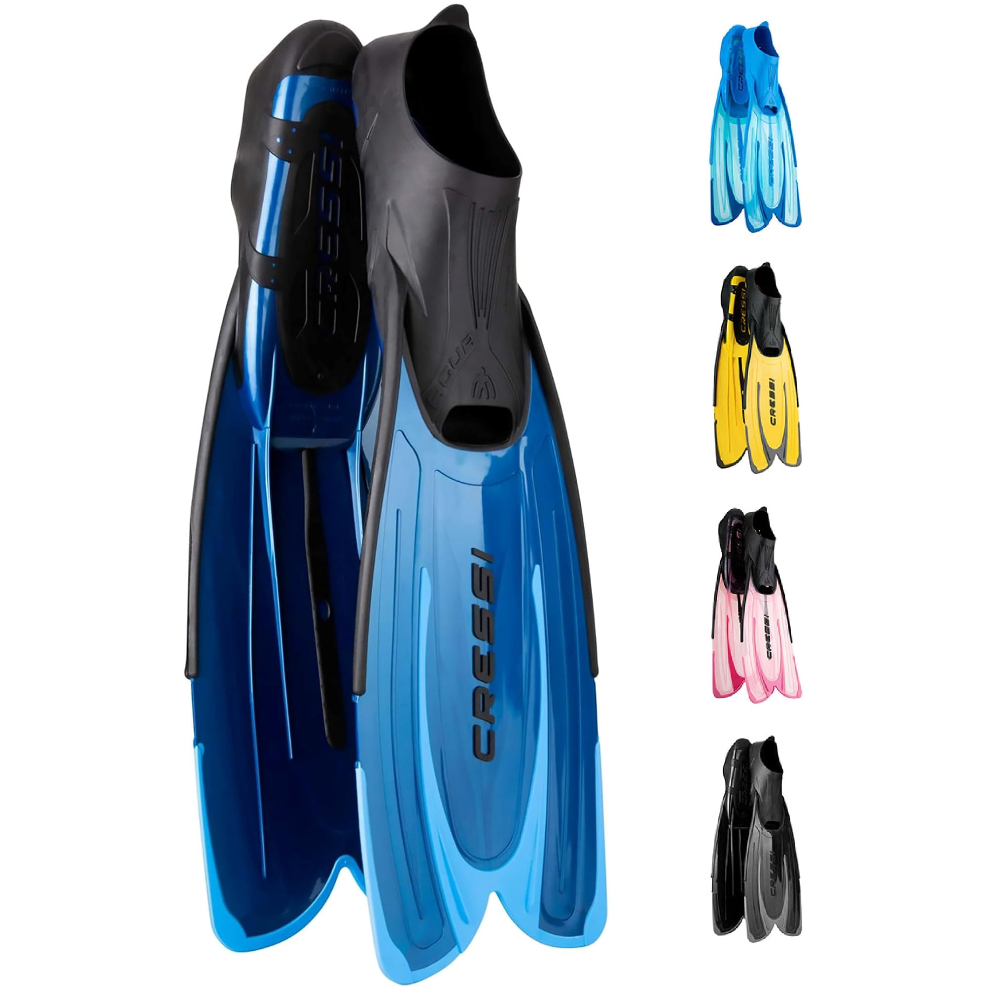 Aleta De Esnórquel Cressi Agua Blue Para Hombre 10/11 Y Mujer 11/12