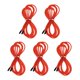 thumbnail image 1 of Cable de cuerda de salto de repuesto Cable de cuerda de velocidad de salto con tapas laterales Rojo, 1 of 5