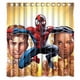 thumbnail image 1 of Cortina de ducha de Spiderman, juego de cortina de baño con ganchos, tamaño 66 x 72 pulgadas, 1 of 3