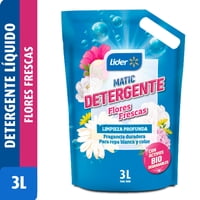 Detergente Líquido Floral Matic Doypack 3 L Lider