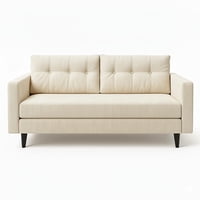 Flobal - Sofá 3 Cuerpos Paris - Color Crudo Repelente A Líquidos