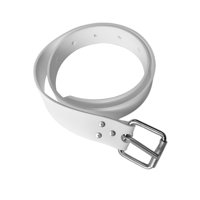 Magideal - Cinturón De Lastre De Buceo Ajustable, Accesorios, Durabilidad, Cinturón De Lastre De Silicona Premium Portátil De 130 Cm De Largo, Liberación Rápida Blanco