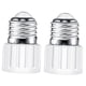 thumbnail image 5 of Adaptador De Casquillo E26 De 2 Piezas, Resistente Al Calor, Casquillo De Bombilla De Rosca Universal, Color Blanco, 5 of 5