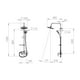 thumbnail image 5 of Columna de Ducha + Grifería Stella Cromo, 5 of 5