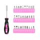 thumbnail image 5 of Kit de herramientas Excited Work de 69 piezas, color rosa, con bolsa de transporte, 5 of 7