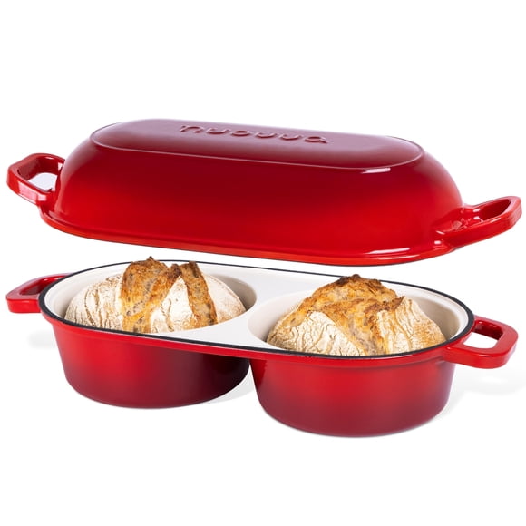Olla para pan Dutch Oven Nuovva de hierro fundido esmaltado, 16,5 cm