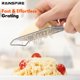 thumbnail image 3 of Rallador de Queso Rainspire de Acero Inoxidable con Mango Rojo, 3 of 7