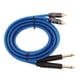 thumbnail image 1 of enchufe dual de 6.35mm 1 / 4inch al cable de audio de conector macho rca dual 2 metros, 1 of 5