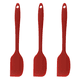 thumbnail image 1 of Cuchara de silicona, espátula, cuchara, raspador para cocinar, mezclar, hornear y servir, juego de 3, 1 of 5