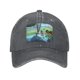 thumbnail image 1 of El Caballero Más Valiente Sombrero vaquero para adultos con ala curvada moldeable, sombrero de sol al aire libre para hombres y mujeres, 1 of 6