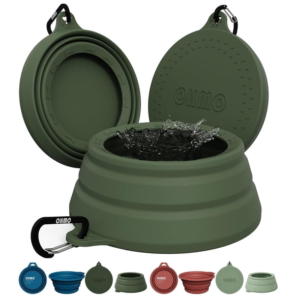 Cuenco De Agua Para Perros A Prueba De Derrames Plegable 700 Ml Para Coches