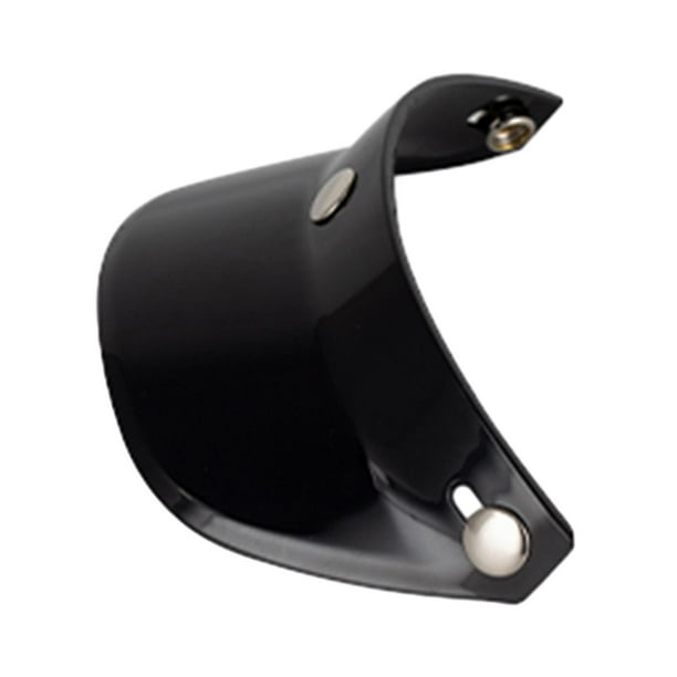 Visera Para Casco Peak 3 Snap, Protector Solar Para Cascos Retro, Reemplaza Al Negro