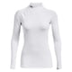 thumbnail image 4 of Camiseta Under Armour Authentics con cuello redondo para mujer, blanco/negro, 4 of 7
