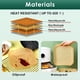 thumbnail image 4 of Forros de papel desechables Air Fryer, 200 unidades, 23 cm cuadrados, 4 of 7