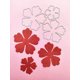 thumbnail image 2 of Troqueles metálicos para cortar flores Kashoer, plantillas 3D de rosa y hojas, 2 of 4