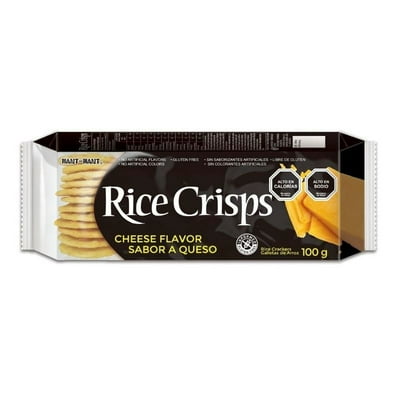 Galletas De Arroz Sabor Queso 100 G Ricecrisps