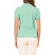 thumbnail image 3 of INSPIRE CHIC Blusas Vintage para Mujer con Cuello Peter Pan y Botones de Algodón Verde Pino M, 3 of 5