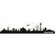 thumbnail image 1 of Decomural Dusseldorf Skyline Germany Cityscape WS-18411, 1 of 2
