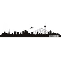 Rienda Libre Graphics - Decomural Dusseldorf Skyline Germany Cityscape Ws-18411