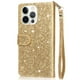 thumbnail image 3 of Funda para FOXDOCK Elegante funda iPhone 14 Pro Max Glitter con cremallera-Ideal para el uso diario, 3 of 5