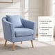 thumbnail image 3 of Sitial Poltrona Silla Sillon Con Cojin De Regalo 80x70x52cm Celeste, 3 of 8
