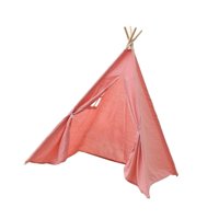 Magideal - Tienda De Campaña Para Niños, Cabaña De Juguetes Para Niños, Tienda De Campaña India Portátil Para Jugar En Cumpleaños, Parques, Barbacoas, Fiestas En Rosa