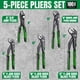 thumbnail image 3 of Juego de alicates SK de 5 piezas, 8 juntas ajustables, 20, 25 y 30 cm, 3 of 8