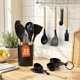 thumbnail image 2 of Set de Utensilios de Cocina WISELIFE 33 Piezas Silicona 446 °F Mango de Madera, 2 of 3