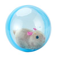 Magideal - Juguetes De Bolas Eléctricas, Juguetes Electrónicos Para Mascotas, Juguetes De Animales De Peluche, Juguetes Educativos Para Edades Tempranas Para Niñ Hámster Marrón