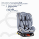 thumbnail image 3 of Silla De Auto Convertible Supra Azul Claro, 3 of 10