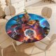 thumbnail image 4 of Baldur's Gate-theme Fitted Round Tablecloths Elastic Edged Table Covers Waterproof Table Cloth for Kitchen Holiday Party Tables Decor 150cm, 4 of 6