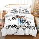 thumbnail image 1 of Football Player Massey Bedding Digital Printed Three-Piece Set, 1 of 5