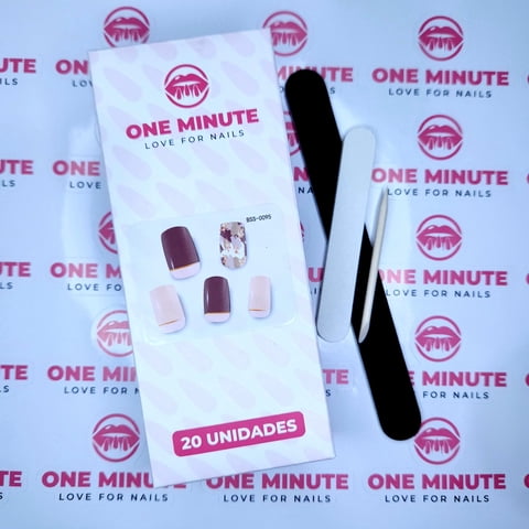 One Minute - Uñas Gel Semicuradas Diseño 095