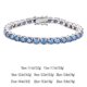 thumbnail image 2 of Pulseras Moissanite de 4MM para Mujer Hombres Unisex Azul Real Color D Claridad VVS1 Pulsera de Tenis para Hombre Pulsera de Tenis de Plata Esterlina 925 Diamante Cadena Joyería 16-23CM ﻿, 2 of 9
