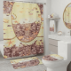 thumbnail image 1 of Set Juego De Baño 4 Piezas Con Cortina Deco Hogar Completo, 1 of 3
