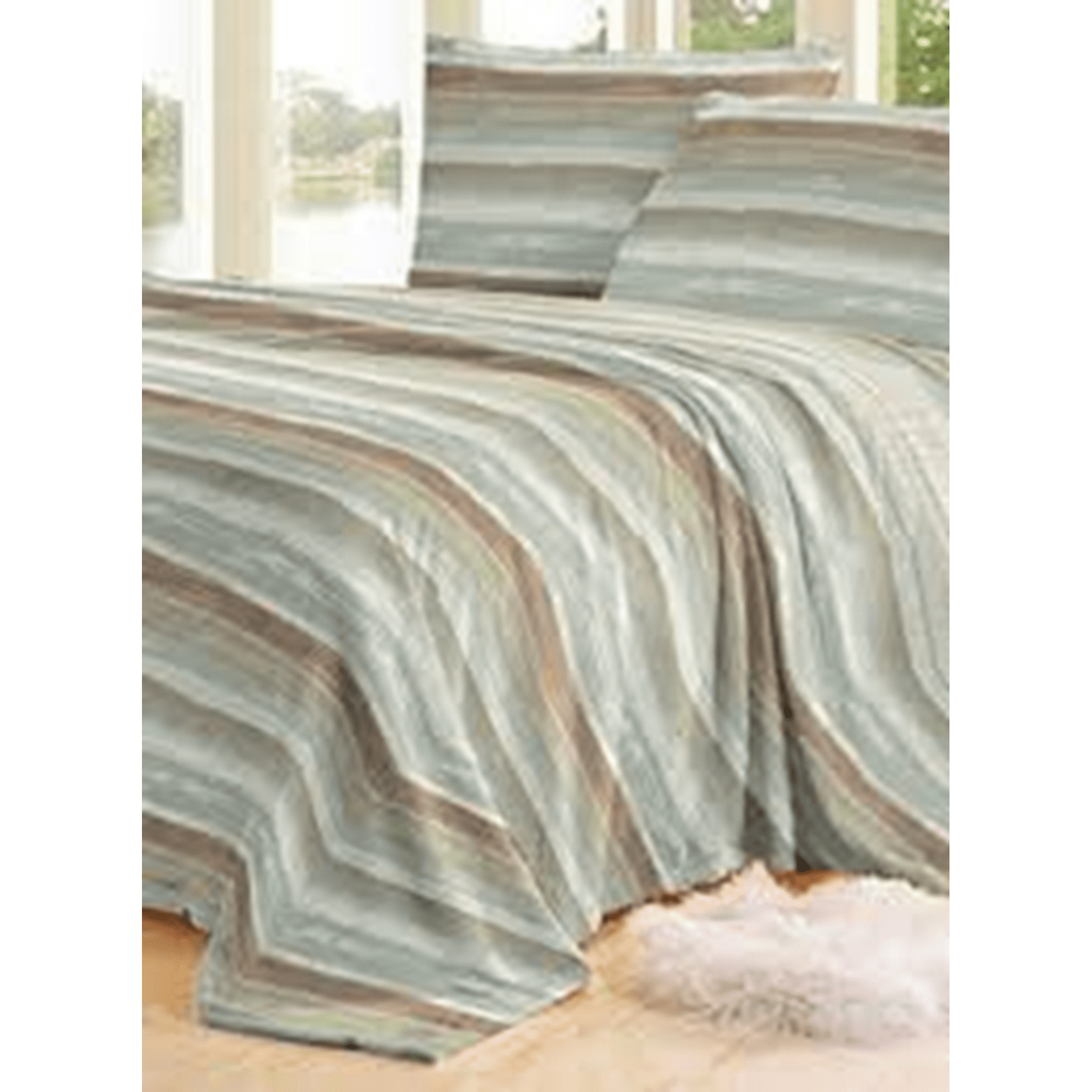 Genérico - Sabana Polar Illusions 2 Plazas Color Camelia