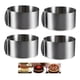 thumbnail image 1 of X4 Molde De Torta Molde Para Torta Anillo Redondo Ajustable Gris, 1 of 8