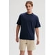 thumbnail image 1 of Polera Hombre Loose Fit Azul Marino, 1 of 4