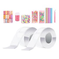 Magideal - Cinta Adhesiva De Doble Cara Blow Bubbles Para Juguetes Sensoriales Para Niños, Cinta Adhesiva Transparente Reutilizable Para Manualidades, Cinta Que , 2 Uds Claro, 5 Cm 5 Cm 10 Cm