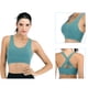 thumbnail image 3 of Sujetador deportivo con espalda en U para mujer, cuello redondo, acolchado, de bajo impacto, para yoga, entrenamiento, top corto con almohadillas integradas, 3 of 5