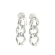 thumbnail image 1 of Aros Cadena Eslabones Plateados Earcuff Sin Perforacion, 1 of 3