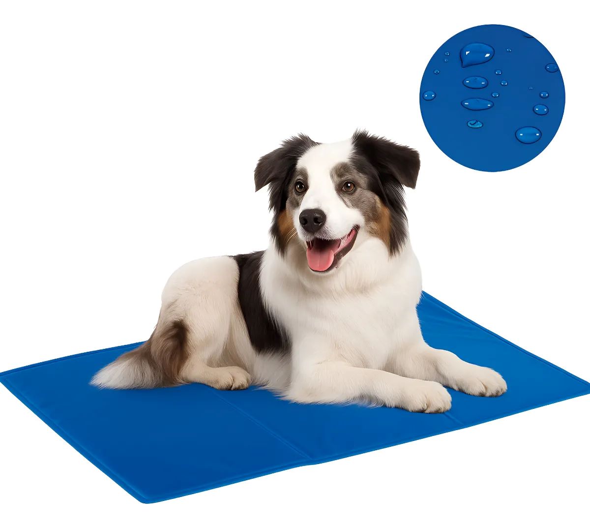 Metalfer - Manta Refrescante Para Perros 90X50 Cm Roro Talla L Colchón Perro Azul Oscuro